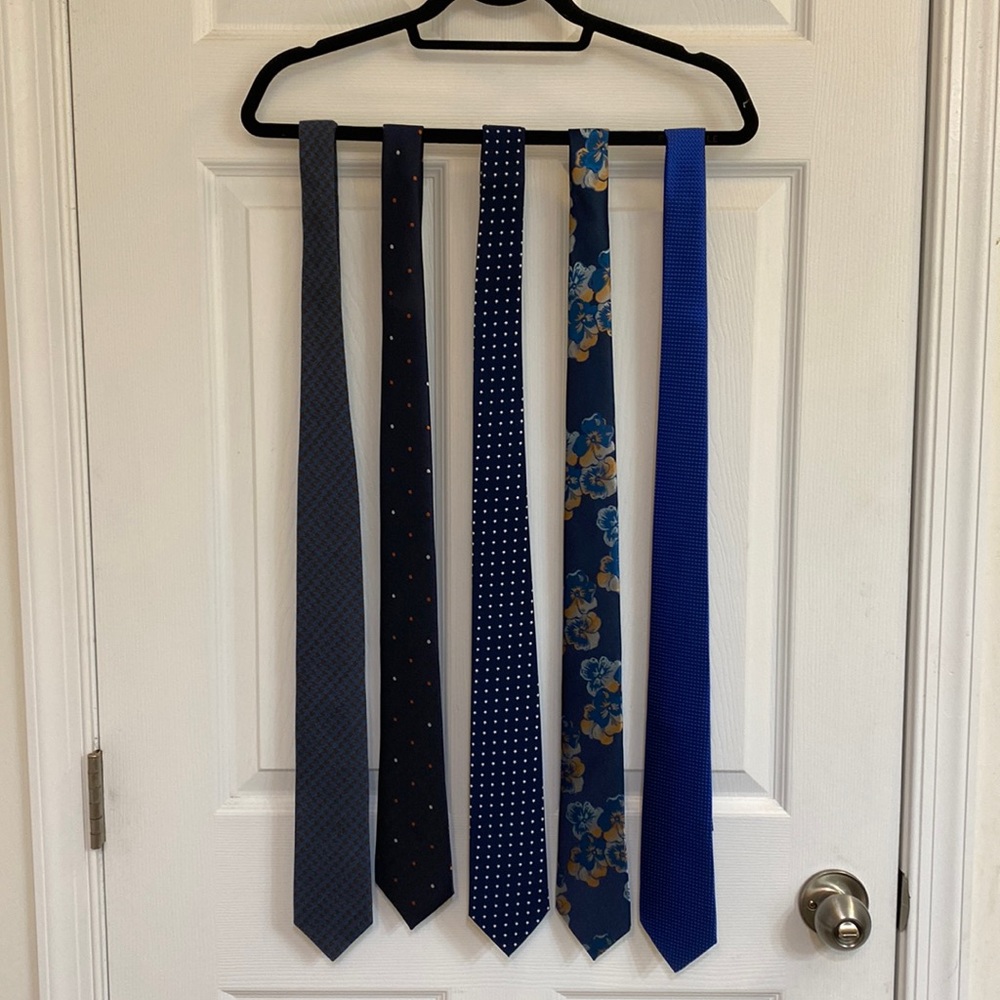 Men’s Assorted Ties - Blue Bundle
